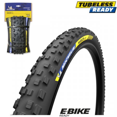 PNEU VELO MICHELIN 29x225 WILD XC Racing Line T/Souple Tubeless Ready 57-622 986167