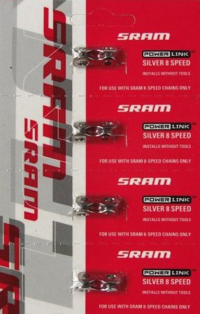 POWER LINK SRAM ATTACHE RAPIDE 8V SILVER (Blister de 4) ARPL17