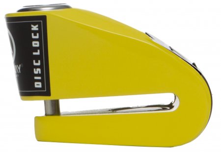 ANTIVOL BLOC DISQUE ALARME B-LOCK-06 JAUNE NOIR AUVRAY BLA06YELAUV