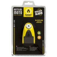 ANTIVOL BLOC DISQUE ALARME B-LOCK-06 JAUNE NOIR AUVRAY BLA06YELAUV