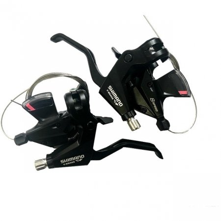 MANETTE DERAILLEUR PAIRE VTT 3x8V PUSH/PULL + LEVIERS ST-M310-L-2 Altus M310 Noir ESTM3102PTA3L ESTM3102PTA3L