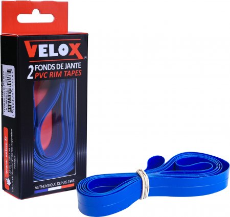 FOND DE JANTE 12' 16mm ETRTO 203X16C PVC BLEU X2 F1216K02