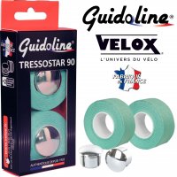 RUBAN GUIDOLINE TRESSOSTAR VERT CELESTE X2 G900K16