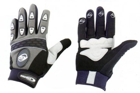 GANTS VTT SHIELD Noir Gris S GANT642S