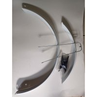 GARDE BOUE AV AR 26" PLASTIQUE BLANC 48MM GBPCBA5B