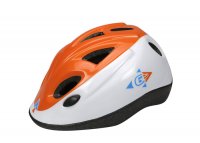 CASQUE KID 47/53 Orange & Blanc DOKKY H122T80