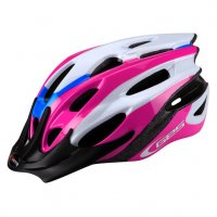 CASQUE JUNIOR APACHE 47/53 Rose Bleu Blanc H300Q92