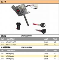 KIT SERRURE YAMAHA MAJESTY 125 00=> KITSER8374