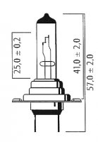 AMPOULE PK26D H7 12V 55 +90% (Unité) LPH790