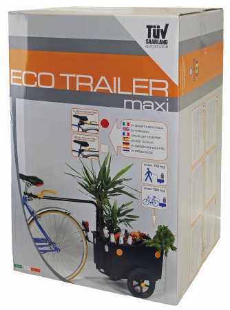 REMORQUE UTILITAIRE TRAIL MAXI 60 Litres 35kg BELLELLI MAXTRAIL