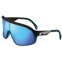 LUNETTES R2 "FALCON" NOIR/BLEU MAT P982X14