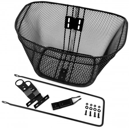 PANIER AVANT FIXE + SUPPORT JEUX DE DIRECTION  25,4 & 28,6 POUR VELO 26