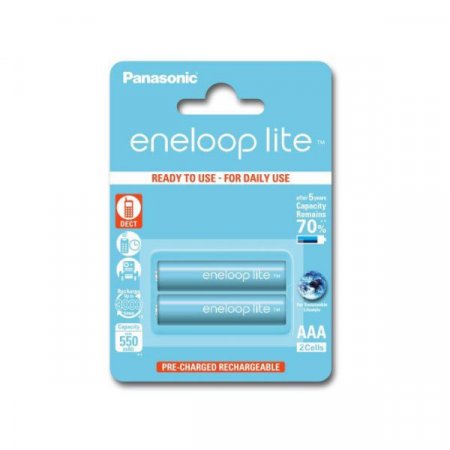 BATTERIE PANASONIC RECHARGEABLE POUR TELEPHONE AAA NI-MH 1,2V 600mAh (BLISTER DE 2) PB02117