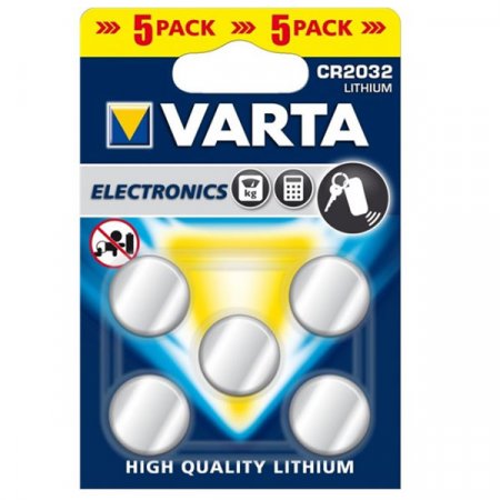 PILES CR2032 LITHIUM VARTA Blister de 5 PB03155