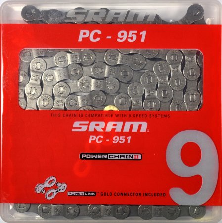 CHAINE 9 V SRAM PC 951 114M Route VTT PC951