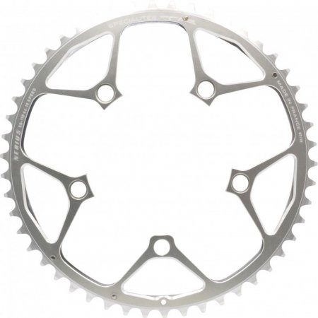 PLATEAU Diam 110 50 Dents 5 Branches NERIUS CAMPAGNOLO (110 SC) EXTERIEUR 9/10V Argent SPECIALITES TA PL51110352-50