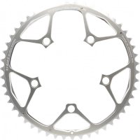 PLATEAU Diam 110 50 Dents 5 Branches NERIUS CAMPAGNOLO (110 SC) EXTERIEUR 9/10V Argent SPECIALITES TA PL51110352-50