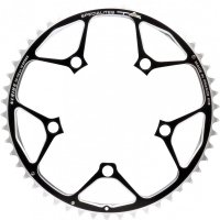 PLATEAU Diam 110 50 Dents 5 Branches NERIUS CAMPAGNOLO (110 SC) EXTERIEUR 9/10V Noir SPECIALITES TA PL51110359-50