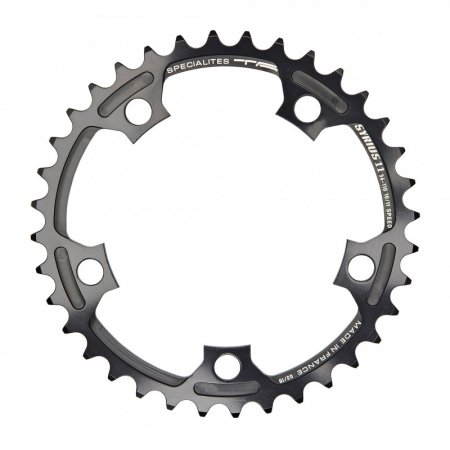 PLATEAU Diam 110 34 Dents 5 Branches SYRIUS 11 SHIMANO / SRAM INTERIEUR 10/11V Noir SPECIALITES TA  PL58110129-34