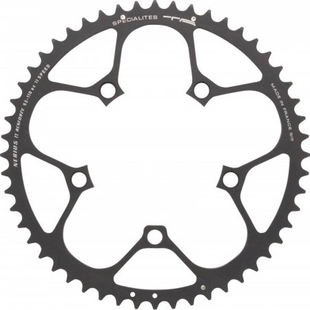 PLATEAU Diam 110 50 Dents 5 Branches NERIUS CAMPAGNOLO (110 SC) EXTERIEUR 11V Anthracite SPECIALITES TA PL58110359-50