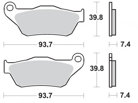 PLAQUETTE YAMAHA X-MAX AV SBS PLAQSBS194