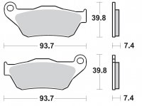 PLAQUETTE YAMAHA X-MAX AV SBS PLAQSBS194