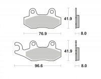 PLAQUETTE 197 MS Burgman 400 SBS  PLAQSBS197