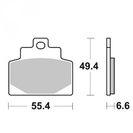 PLAQUETTE FREIN SBS  224MS PLAQSBS224