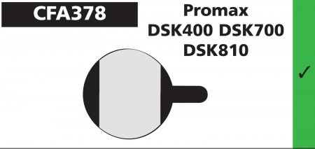 PLAQUETTES PROMAX DSK400 700 810 EBC PLAQVEBC378