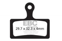 PLAQUETTES SHIMANO XTR 2011 (M985) EBC CFA614 PLAQVEBC614