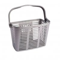 PANIER PLASTIQUE PLAZA XL GRIS Avec FIXATION POUR VAE 34x18x25 PLAZAXLG