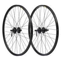 PAIRE ROUES 26" VTT MAVIC XM 319 NOIR FREIN DISQUE SHIMANO DEORE M475 BLOCAGE RAPIDE CASSETTE 8/9/10V  PR26MA319