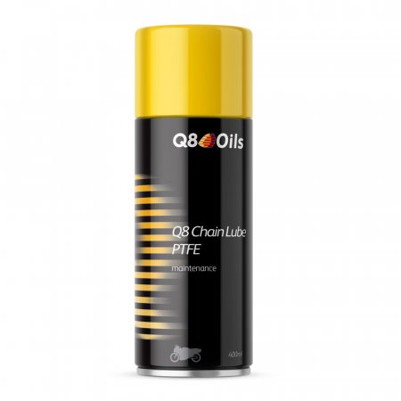 LUBRIFIANT CHAINE H-PERFORMANCE PTFE Q8 Oils 400 ml Q8CLUB