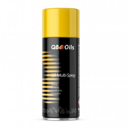 DEGRIPANT LUBRIFANT MULTISPRAY Q8 Oils 400 ml  Q8MSP