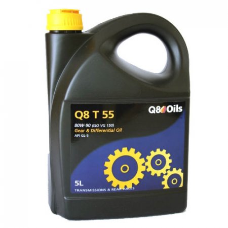 Q8 Oils TRANSMISSION T55 80W-90 5 Litres Q8T555