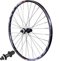 ROUE 275" VTT ARRIERE JANTE ALU KLIXX TUBELESS READY NOIRE FREIN DISQUE CENTERLOCK MOYEU SHIMANO MT400  BOOST TX12 148mm CASSETTE 9/10/11V (584X23)  R27ARBST01