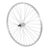 ROUE 550 ARRIERE JANTE ALU SIMPLE PAROI ARGENT FREIN PATIN MOYEU ALU ECROUS ROUE LIBRE (490X21) R550AR