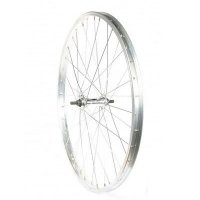 ROUE 550 AVANT JANTE ALU SIMPLE PAROI ARGENT FREIN PATIN MOYEU ALU ECROUS (490X21) R550AV