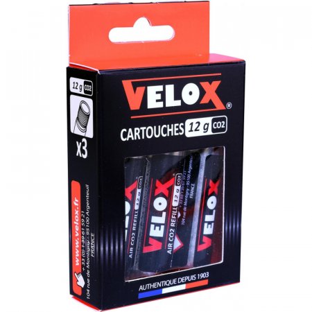 CARTOUCHES CO2 FILETEE 12G X3 VELOX RCO212K03