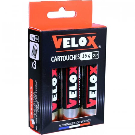 CARTOUCHES CO2 FILETEE 16G X3 VELOX RCO216K03