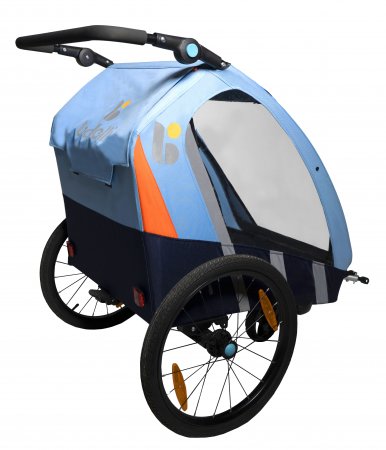 REMORQUE ENFANT 2 PLACES 20' TRAILBLAZER Light / Blue BELLELLI REMTRAILB01