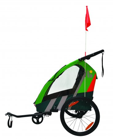 REMORQUE ENFANT 2 PLACES 20' TRAILBLAZER Light / Green BELLELLI REMTRAILB06