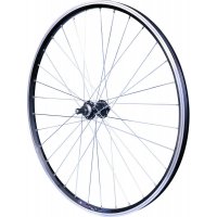 ROUE 28" VTC ARRIERE JANTE ALU DOUBLE PAROI NOIRE FREIN PATIN MOYEU ALU BLOCAGE RAPIDE ROUE LIBRE 6/7/8V RHYB11