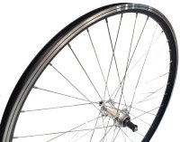 ROUE 26" VTT ARRIERE JANTE ALU DOUBLE PAROI NOIRE FREIN PATIN MOYEU ALU BLOCAGE RAPIDE ROUE LIBRE 6/7/8V RVTT10N