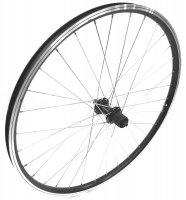 ROUE 26" VTT ARRIERE JANTE ALU DOUBLE PAROI NOIRE FREIN PATIN MOYEU ALU BLOCAGE RAPIDE CASSETTE   RVTT40