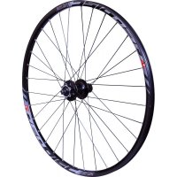 ROUE 26" VTT ARRIERE JANTE ALU DOUBLE PAROI ARGENT FREIN DISQUE MOYEU ALU BLOCAGE RAPIDE CASSETTE 8/9/10V  RVTT50