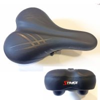 SELLE PHOENIX NOIRE Unisex Amortisseur Elastomère 250mm / 180mm  SELM0090