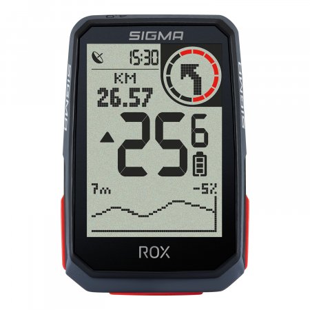 COMPTEUR GPS SIGMA ROX 4.0 NOIR HR Set (VITESSE + CARDIO) SIG1062