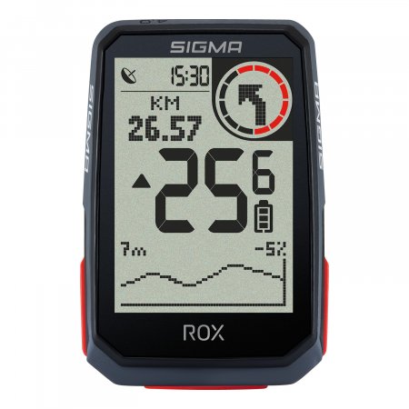 COMPTEUR GPS SIGMA ROX 4.0 NOIR SENSOR SET (VITESSE + CADENCE + CARDIO) SIG1064