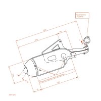 ECHAPPEMENT MAXI SCOOT SITO PLUS GILERA RUNNER 125  SIL0213